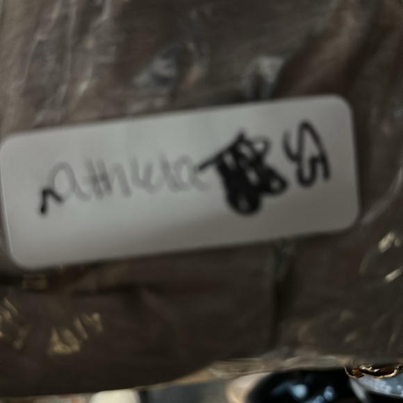 ATHLETA Woman Encore tan polyester activewear casual yoga athleisure wrap too LT - Picture 14 of 14